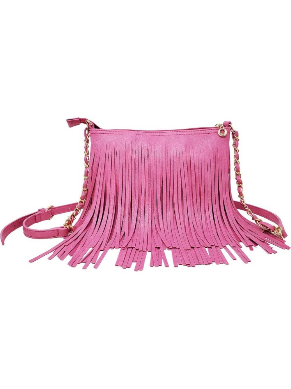 Fringe Crossbody Bag with Tassels, Western Style Messenger Purse for Women